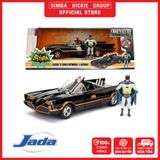 Đồ Chơi Xe Mô Hình JADA TOYS DC Comics Batman 1966 Classic Batmobile W/Batman & Robin Figure 1:24 98259 - Simba Toys Vietnam