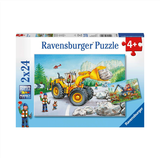 Xếp hình puzzle Diggers at Work 2 bộ 24 mảnh RAVENSBURGER 078028