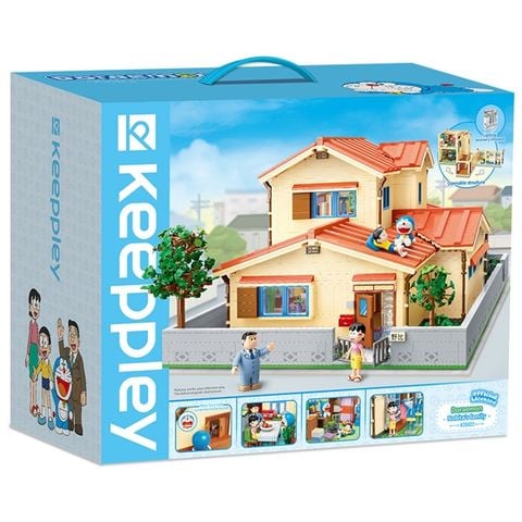 Đồ Chơi Lắp Ráp KEEPPLEY Doraemon - Nhà Nobi K20422