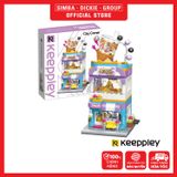 Đồ Chơi Lắp Ráp KEEPPLEY City Corner Bubble Tea House Building Blocks C0108