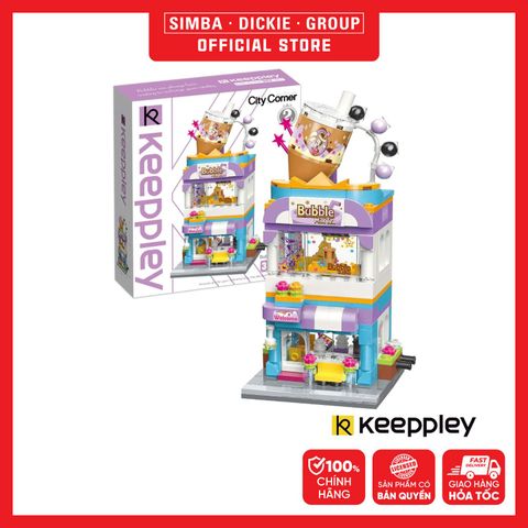 Đồ Chơi Lắp Ráp KEEPPLEY City Corner Bubble Tea House Building Blocks C0108