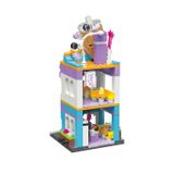 Đồ Chơi Lắp Ráp KEEPPLEY City Corner Bubble Tea House Building Blocks C0108