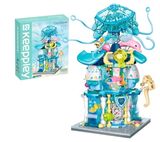 Đồ Chơi Lắp Ráp KEEPPLEY City Corner Summertime Aquarium Building Blocks K28014