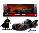 Đồ Chơi Xe Mô Hình JADA TOYS DC Comics Batman 1989 Batmobile & Batman Figure 1:32 Diecast Toys 31704