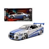 Đồ Chơi Xe Mô Hình JADA TOYS Fast & Furious 2002 Nissan Skyline GT-R R34 1:24