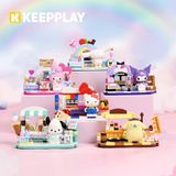 [BLINDBOX] Đồ Chơi Lắp Ráp Hộp Mù KEEPPLAY Sanrio Characters Restaurant Blind Box DZ0203 - Herbie Toys