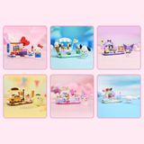 [BLINDBOX] Đồ Chơi Lắp Ráp Hộp Mù KEEPPLAY Sanrio Characters Restaurant Blind Box DZ0203 - Herbie Toys