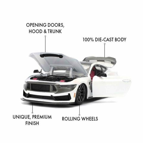 Đồ Chơi Xe Mô Hình JADA TOYS Pink Slips 2024 Ford Mustang Dark Horse 1:24 35504 - Simba Toys Vietnam