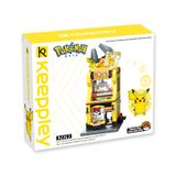 Đồ Chơi Lắp Ráp KEEPPLEY Pokemon - Pikachu Claw Crane Game Shop K20209 Building Block