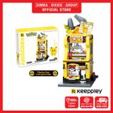 Đồ Chơi Lắp Ráp KEEPPLEY Pokemon - Pikachu Claw Crane Game Shop K20209 Building Block