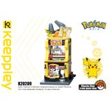 Đồ Chơi Lắp Ráp KEEPPLEY Pokemon - Pikachu Claw Crane Game Shop K20209 Building Block