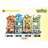 Đồ Chơi Lắp Ráp KEEPPLEY Pokemon - Pikachu Claw Crane Game Shop K20209 Building Block