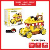 Đồ Chơi Lắp Ráp KEEPPLEY Pokemon Pikachu Mini Food Cart K20213 Building Block