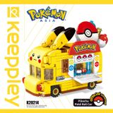 Đồ Chơi Lắp Ráp KEEPPLEY Pokemon - Pikachu Poké Ball Car K20214 Building Block