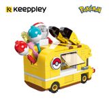 Đồ Chơi Lắp Ráp KEEPPLEY Pokemon - Pikachu Poké Ball Car K20214 Building Block