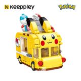 Đồ Chơi Lắp Ráp KEEPPLEY Pokemon - Pikachu Poké Ball Car K20214 Building Block