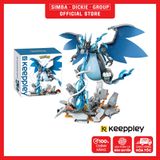 Đồ Chơi Lắp Ráp KEEPPLEY Pokemon Mega Charizard X K20216