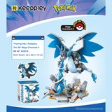 Đồ Chơi Lắp Ráp KEEPPLEY Pokemon Mega Charizard X K20216