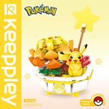 Đồ Chơi Lắp Ráp KEEPPLEY Pokemon Bonsai Series Pikachu K20217