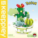 Đồ Chơi Lắp Ráp KEEPPLEY Pokemon Bonsai Series Bulbasaur K20220