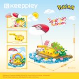Đồ Chơi Lắp Ráp KEEPPLEY Pokemon - Have a Sunbathing K20222 Building Block