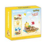 Đồ Chơi Lắp Ráp KEEPPLEY Pokemon - Build a Sandcastle K20223 Building Block