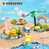 Đồ Chơi Lắp Ráp KEEPPLEY Pokemon - Build a Sandcastle K20223 Building Block