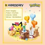 Đồ Chơi Lắp Ráp KEEPPLEY Pokemon - A Fun Party K20226 Building Block