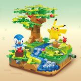 Đồ Chơi Lắp Ráp KEEPPLAY Pokemon Creek Bank Fruit Picking PIPLUP & PIKACHU K20244 Building Block - Simba Toys Vietnam