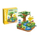 Đồ Chơi Lắp Ráp KEEPPLAY Pokemon Creek Bank Fruit Picking PIPLUP & PIKACHU K20244 Building Block - Simba Toys Vietnam