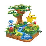Đồ Chơi Lắp Ráp KEEPPLAY Pokemon Creek Bank Fruit Picking PIPLUP & PIKACHU K20244 Building Block - Simba Toys Vietnam