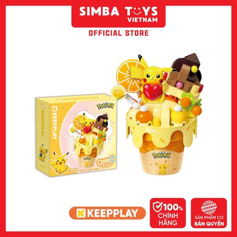 Đồ Chơi Lắp Ráp KEEPPLAY Pokemon Cone Pikachu K20254 - Simba Toys Vietnam
