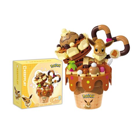 Đồ Chơi Lắp Ráp KEEPPLAY Pokemon Cone Eevee K20259 - Herbie Toys