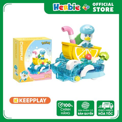 Đồ Chơi Lắp Ráp KEEPPLAY Pokemon Party Parade Floats Quaxly K20263 - Herbie Toys