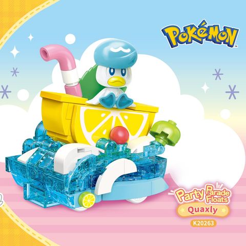 Đồ Chơi Lắp Ráp KEEPPLAY Pokemon Party Parade Floats Quaxly K20263 - Herbie Toys