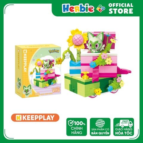 Đồ Chơi Lắp Ráp KEEPPLAY Pokemon Party Parade Floats Sprigatito K20264 - Herbie Toys