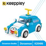 Đồ Chơi Lắp Ráp KEEPPLEY Doraemon Mini Car Beetle K20406