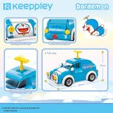 Đồ Chơi Lắp Ráp KEEPPLEY Doraemon Mini Car Beetle K20406