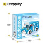 Đồ Chơi Lắp Ráp KEEPPLEY Doraemon Mini Car Bus K20407