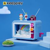 Đồ Chơi Lắp Ráp KEEPPLEY Doraemon Music TV K20408 - Tivi Phát Nhạc Building Block