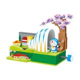 Đồ Chơi Lắp Ráp KEEPPLEY Doraemon Gulliver Tunnel K20417 - Đường Hầm Thu Nhỏ Building Block