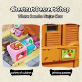 Đồ Chơi Lắp Ráp KEEPPLEY Naruto Chestnut Dessert Shop K20517