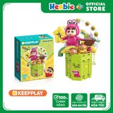 Đồ Chơi Lắp Ráp KEEPPLAY Shinchan Crocodile Mountain Chocolate Chip K20623 - Herbie Toys