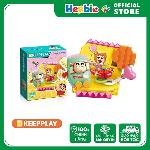 Đồ Chơi Lắp Ráp KEEPPLAY Shinchan Magical Girl Moe-P Chips K20625 - Herbie Toys