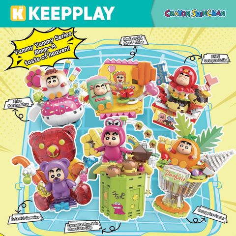 Đồ Chơi Lắp Ráp KEEPPLAY Shinchan Magical Girl Moe-P Chips K20625 - Herbie Toys