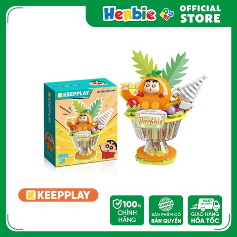 Đồ Chơi Lắp Ráp KEEPPLAY Shinchan Orange Ice Cream K20626 - Herbie Toys