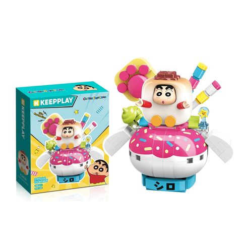 Đồ Chơi Lắp Ráp KEEPPLAY Shinchan Shiro Marshmallow K20628 - Herbie Toys