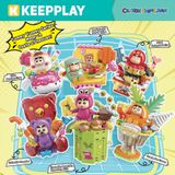 Đồ Chơi Lắp Ráp KEEPPLAY Shinchan Shiro Marshmallow K20628 - Herbie Toys