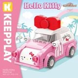 Đồ Chơi Lắp Ráp KEEPPLEY Sanrio Hello Kitty Mini Car K20805 - Herbie Toys
