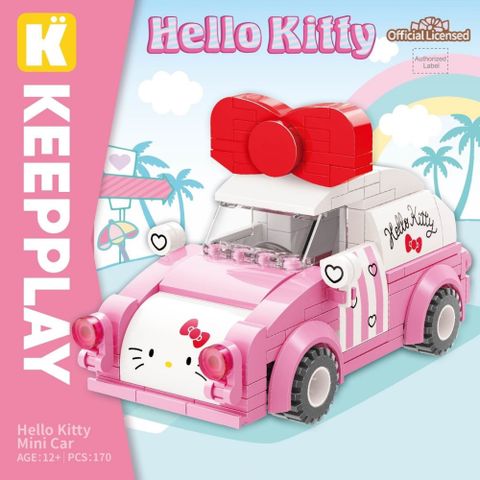 Đồ Chơi Lắp Ráp KEEPPLEY Sanrio Hello Kitty Mini Car K20805 - Herbie Toys